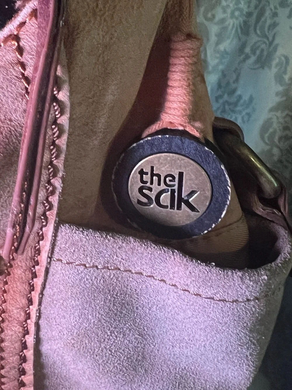 The Sak Two-Tone Tan & Brown Kendra Leather Hobo Shoulder Bag